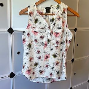 Ann Taylor Floral Tank Top